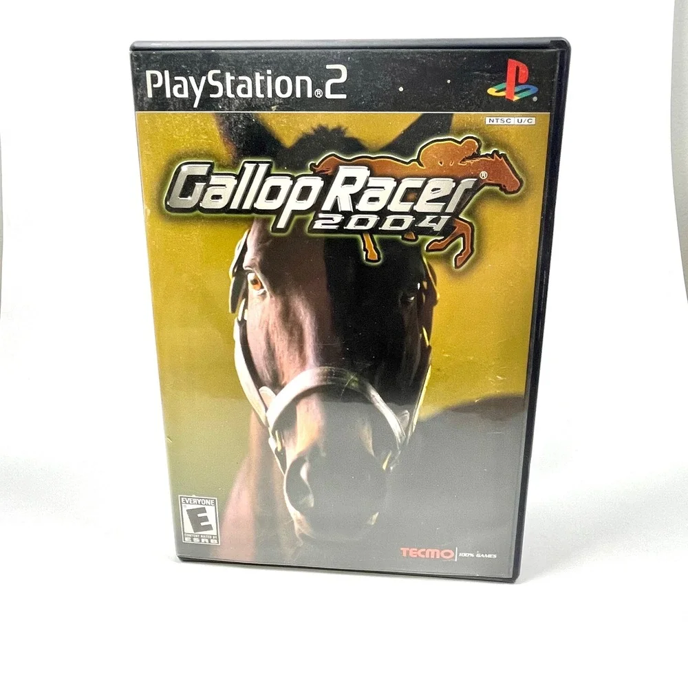 Gallop Racer 2004 PS2 Complete CIB Tested Horse Racing Game Tecmo simulation